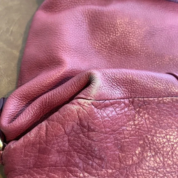 Coach Pebbled Leather Hobo Shoulder Bag - Picture 9 of 15